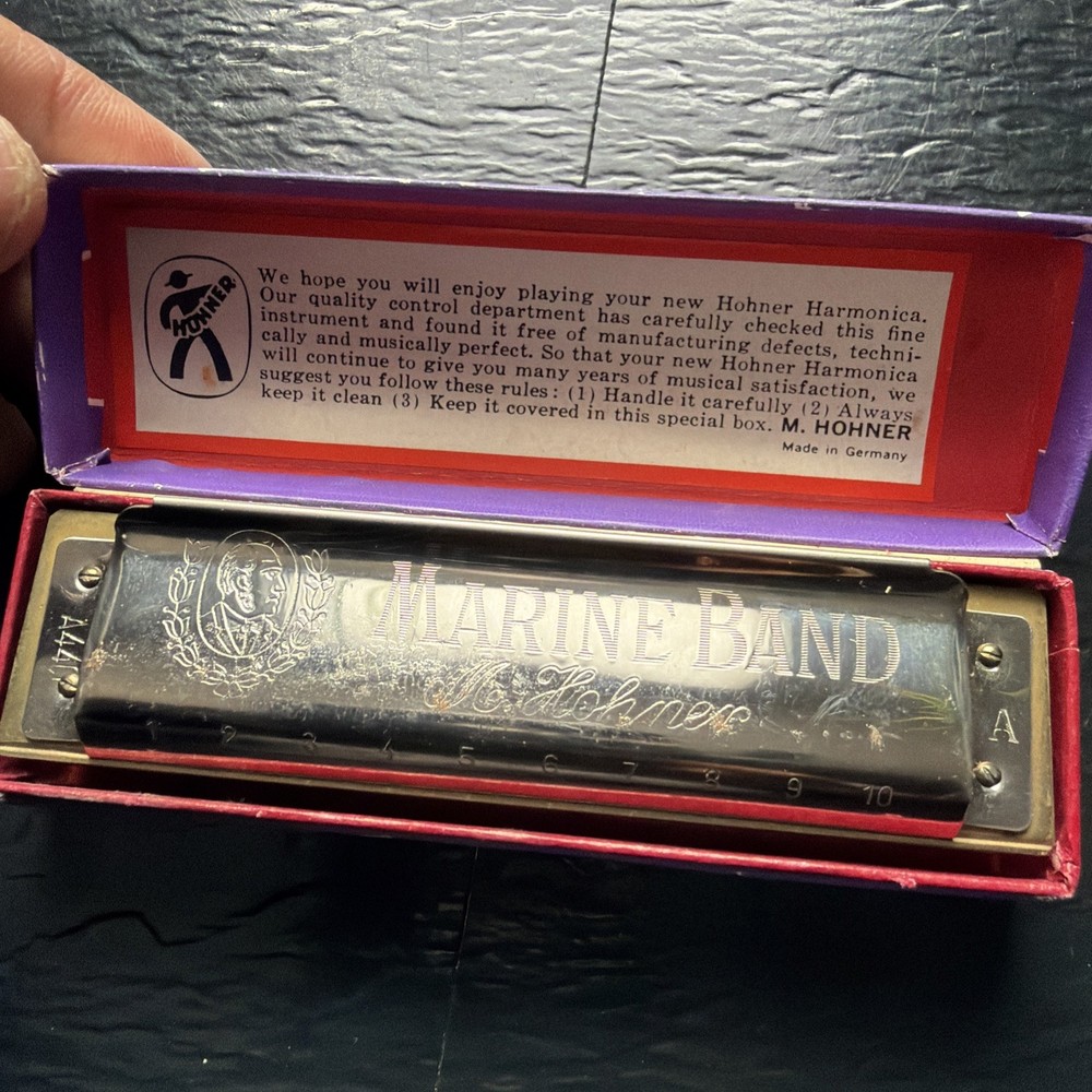 Pre-War Marine Band Harmonica, 2 Quantity