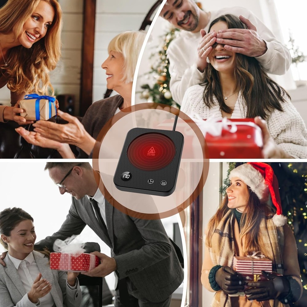 Mug Warmer,3-Temp Settings Coffee Warmer,Automatic Shut Off Black