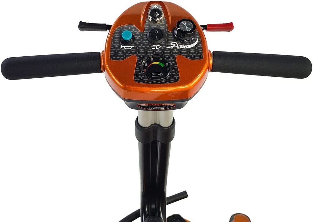 EV RIDER Transport AF 4W - Lightweight Automatic Folding Mobility Scooter -...