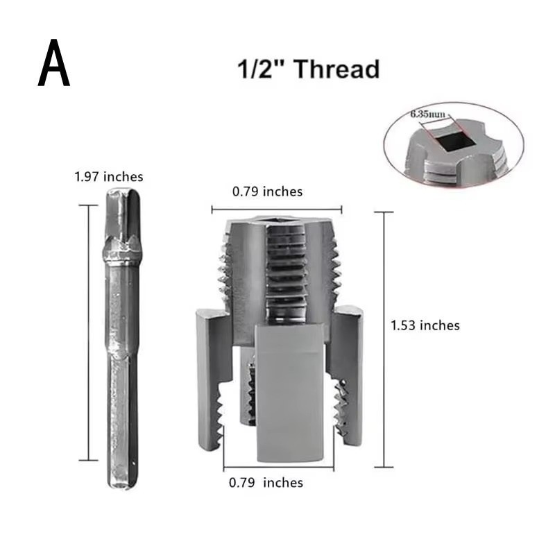 Integrated Internal & External Pipe Threading Tool,PVC Pipe Thread Cutting Tool