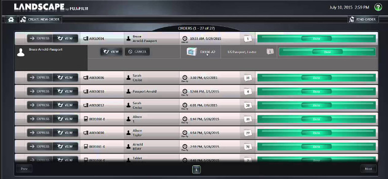 fujifilm dl600 Printer and Landscape software