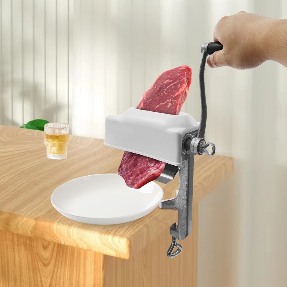 Meat Tenderizer Hand Crank Flatten butchers Tool Cuber Steak Machine KitchenTool