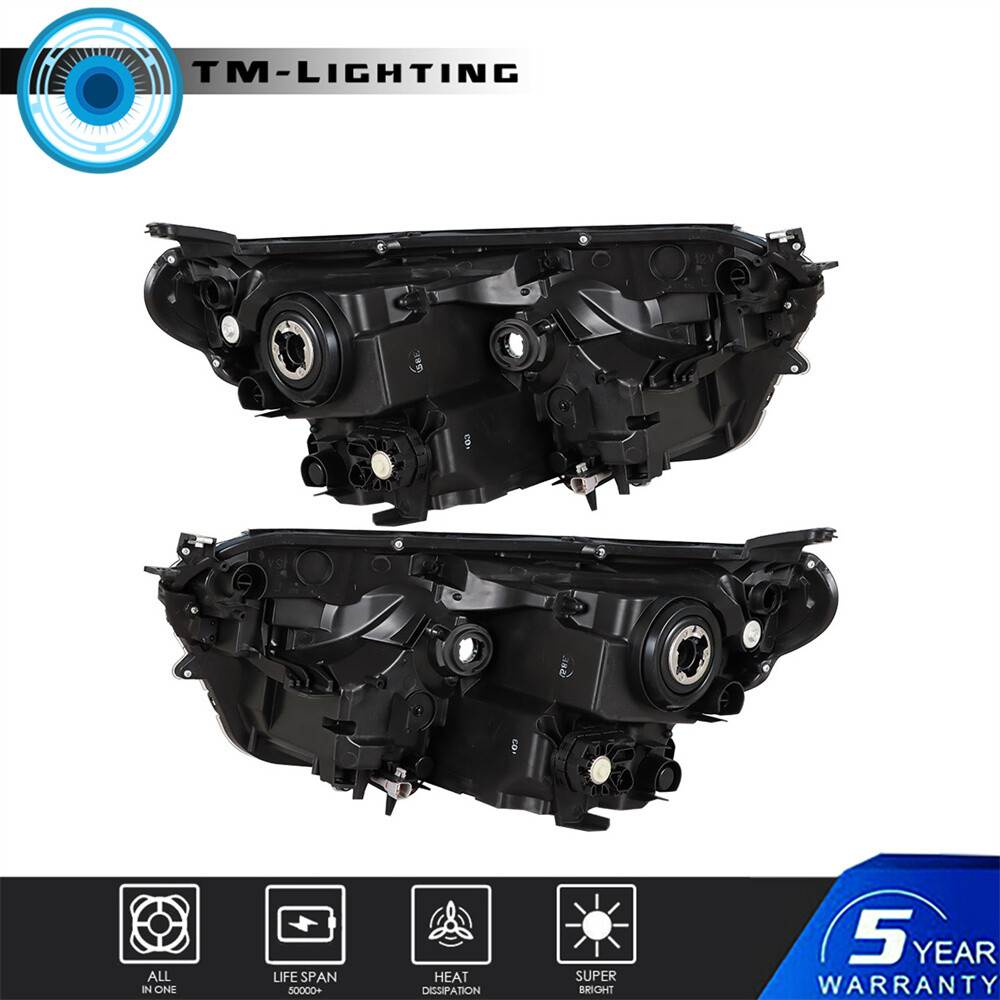 Pair Headlights Halogen Headlamps Left&Right Side For 2016 2017 2018 Toyota Rav4