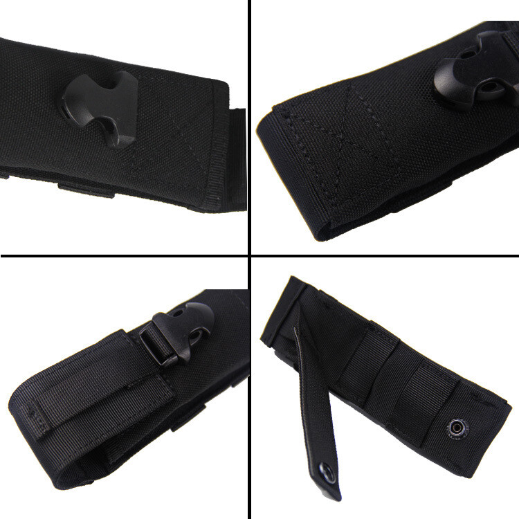 Tactical Molle Pouch Flashlight Holder Case Lightweight Practical Holster Bag US