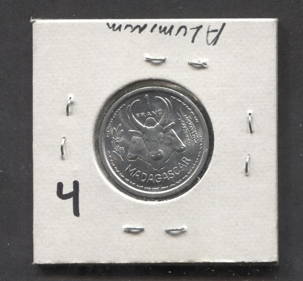 1958(A)-Madagascar-UNC-1 Francs-KM-3