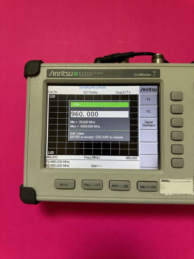 Anritsu S331D SiteMaster Unit Only READ