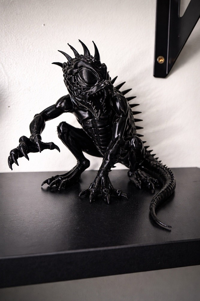 Unpainted Chupacabra Figure Cryptid