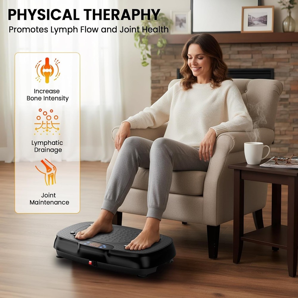 Vibration Plate Exercise Machine 400lbs Shake Plate Whole Body Workout Platform