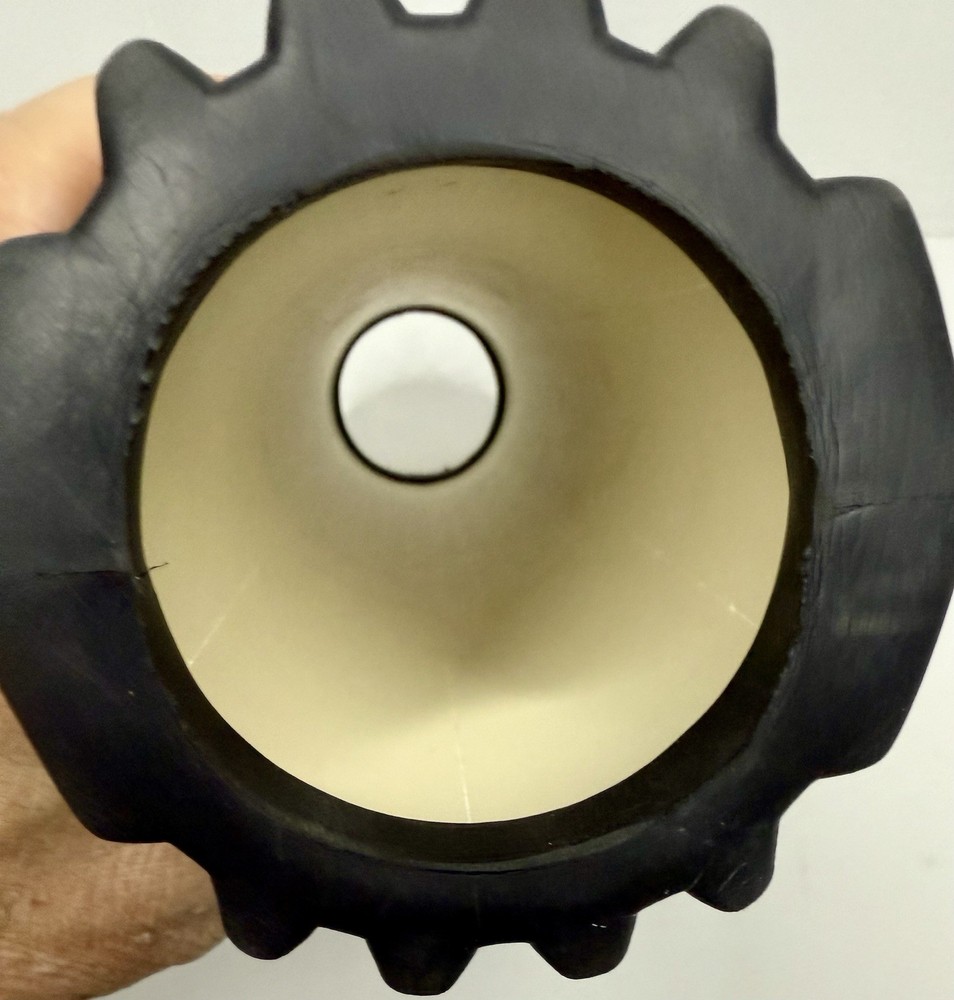 Deep Tissue Foam Massage Roller Black 12”x4”