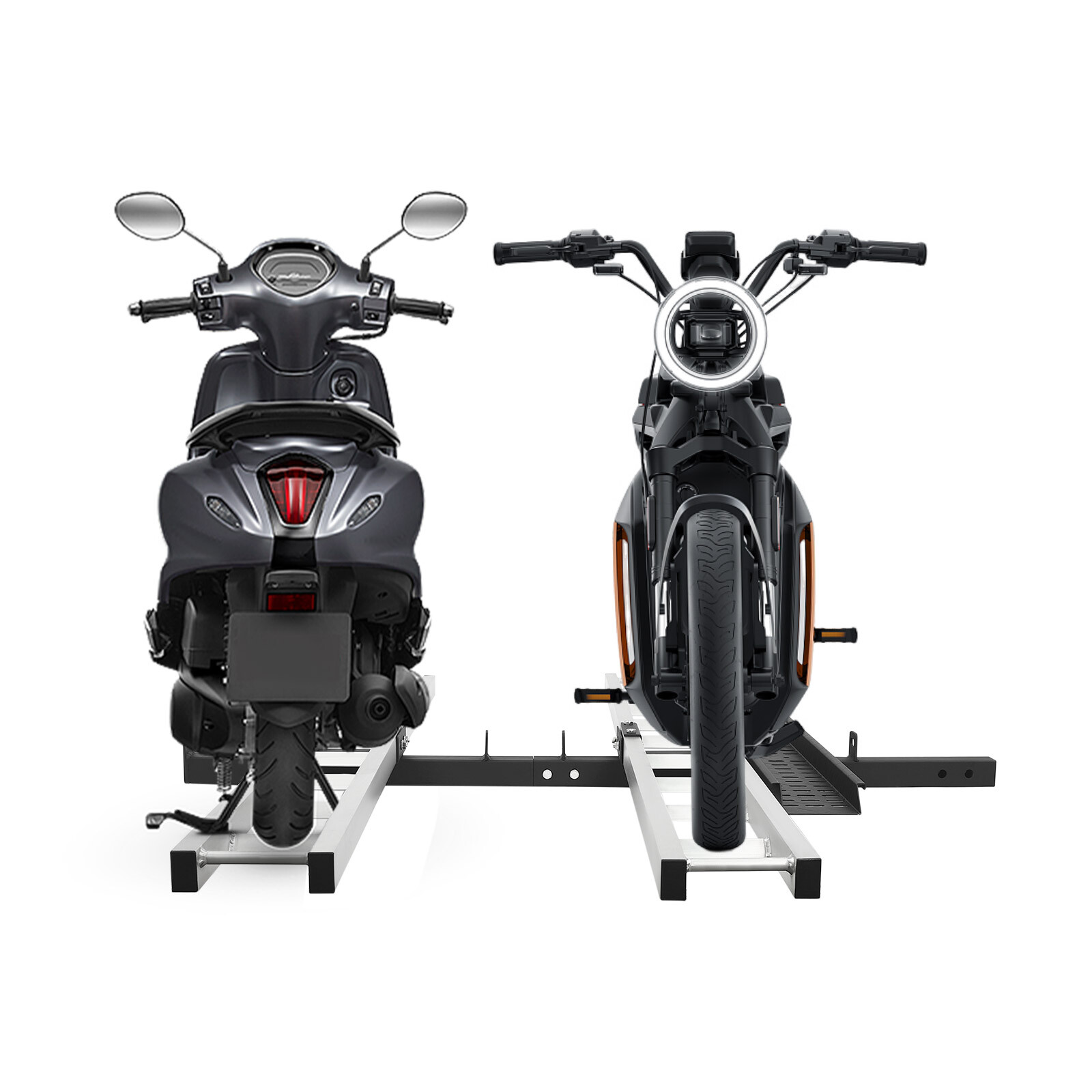 Motorcycle Carrier, Aluminum Hitch Carrier for Dirt Bikes, Motorcycle Bracket