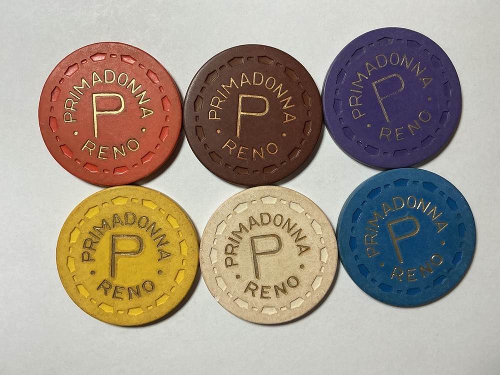 Primadonna, Reno roulette chips - Table P