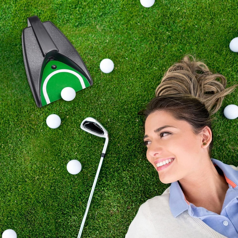 Lightweight Adjustable Golf Practice Machine - Perfect Your Putting Skills