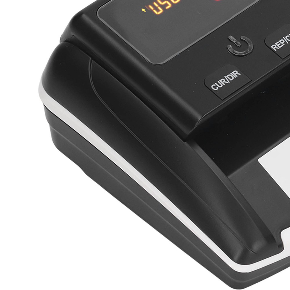 US Plug Automatic Banknote Detector Portable USD EUR Count Machine Counterfeit B