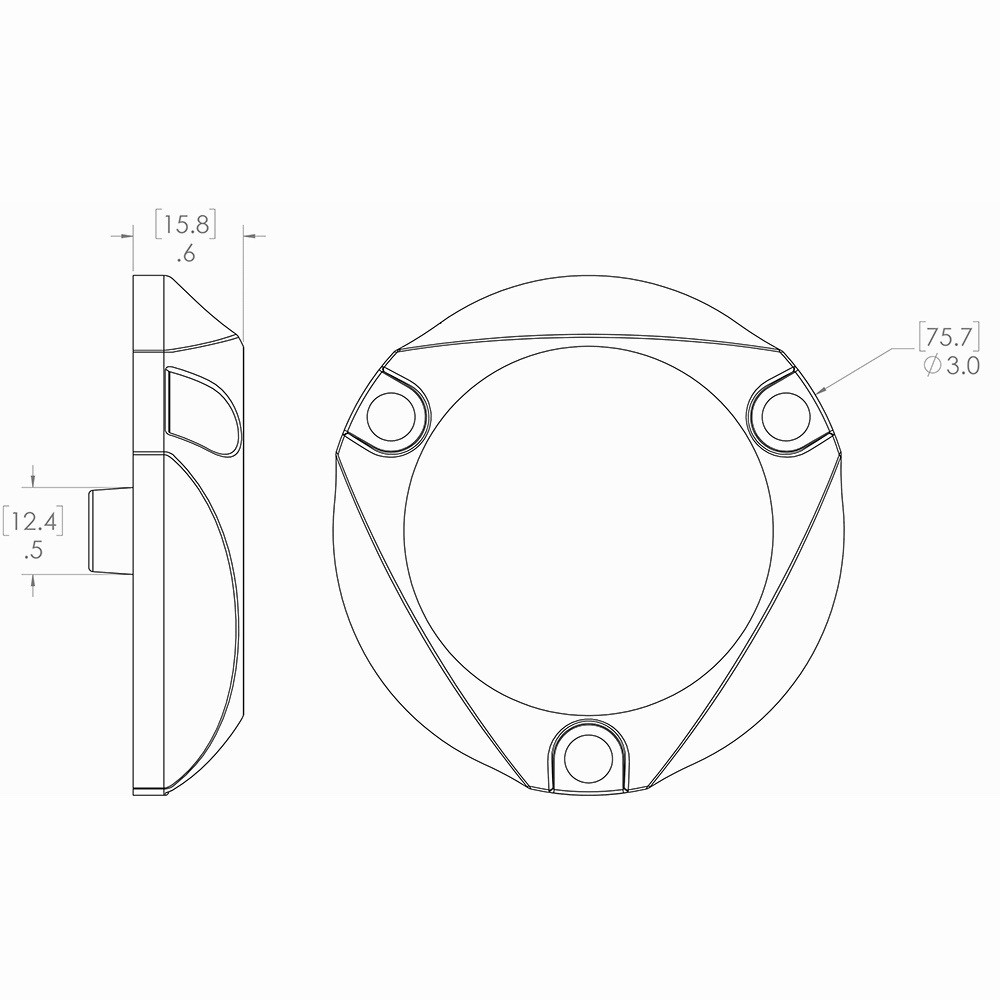 2-LUMITEC LED Marine Boat SeaBlaze MINI Underwater Light BLUE Brushed NEW 101246