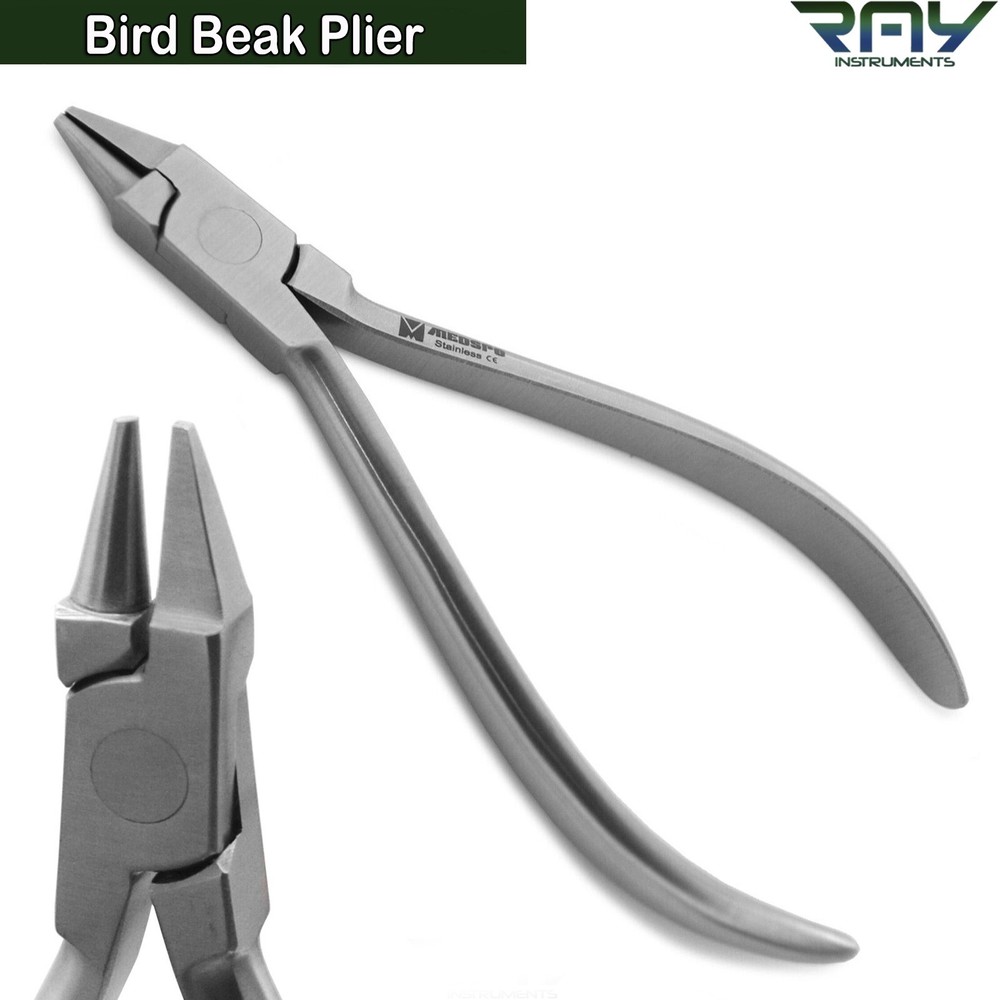 Dental Bird Beak Angle Plier Orthodontic Wire Bending Loop Forming Pliers
