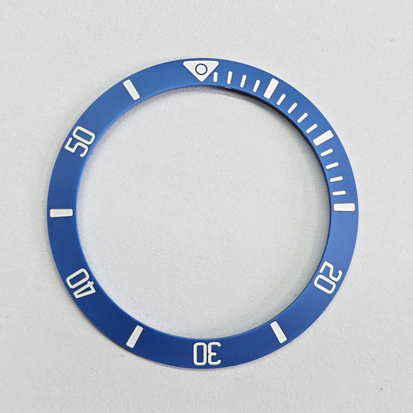 38mm Ceramic Bezel Ring Blue Luminous Wacth Bezel Insert Ring For SUB Watch Part