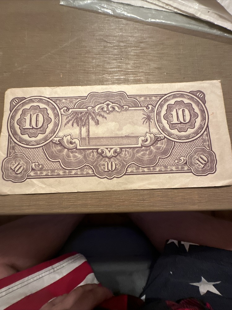 De Japansche Regeering Tien Gulden Note