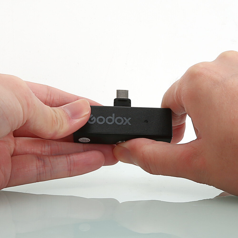 US Godox MoveLink Mini LT Kit2 Wireless Transmitter Receiver Microphone F iPhone