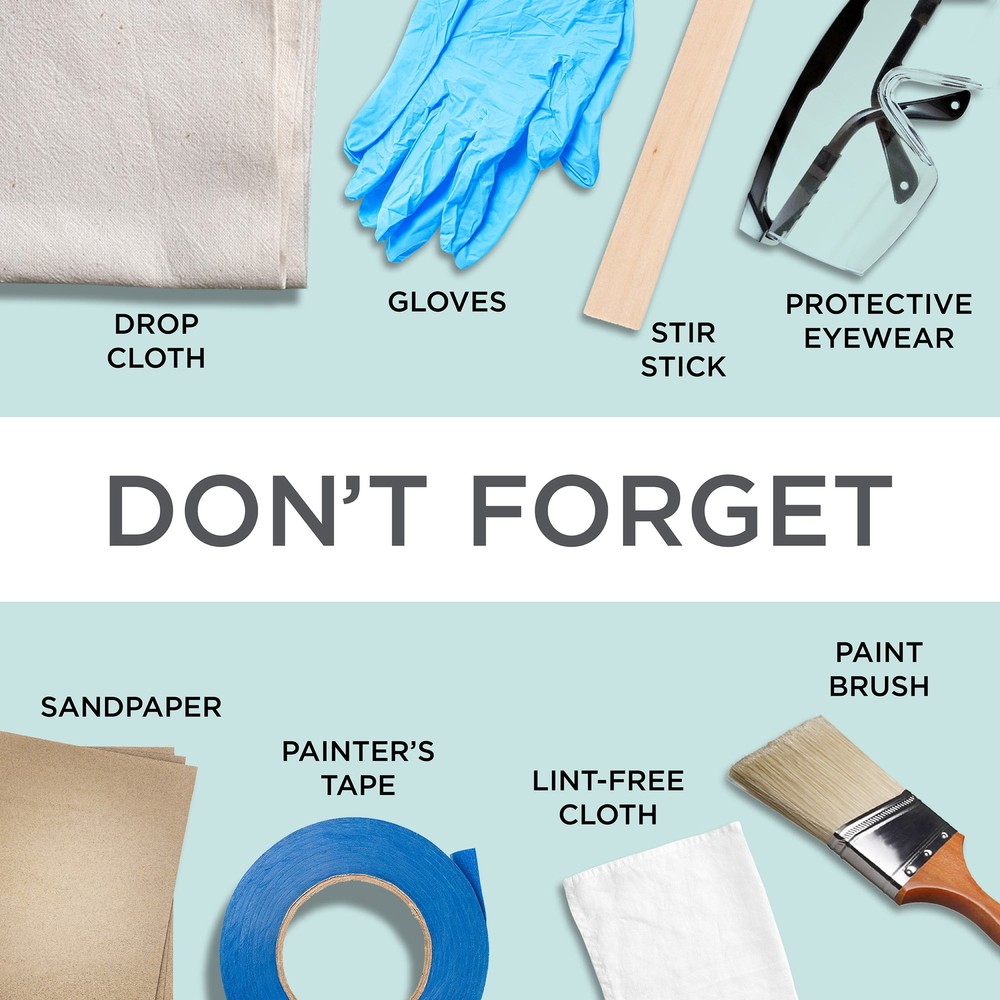 Rust-Oleum Chalked Matte Interior Protective Topcoat Clear, Quart – 287722