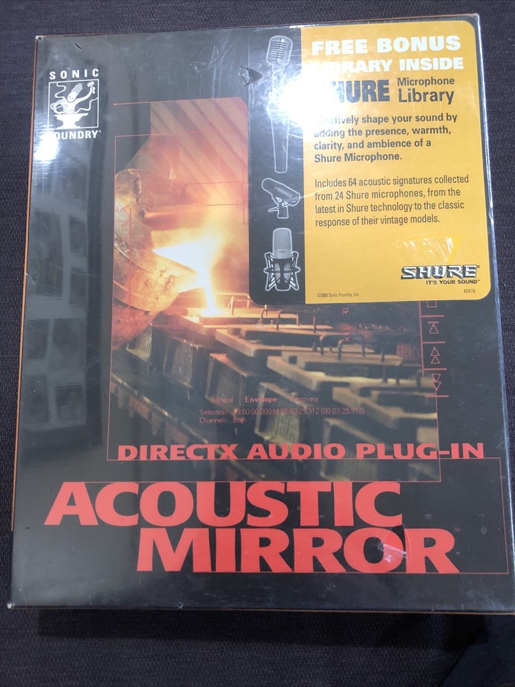 Acoustic mirror sonic foundry diretx audio plugin