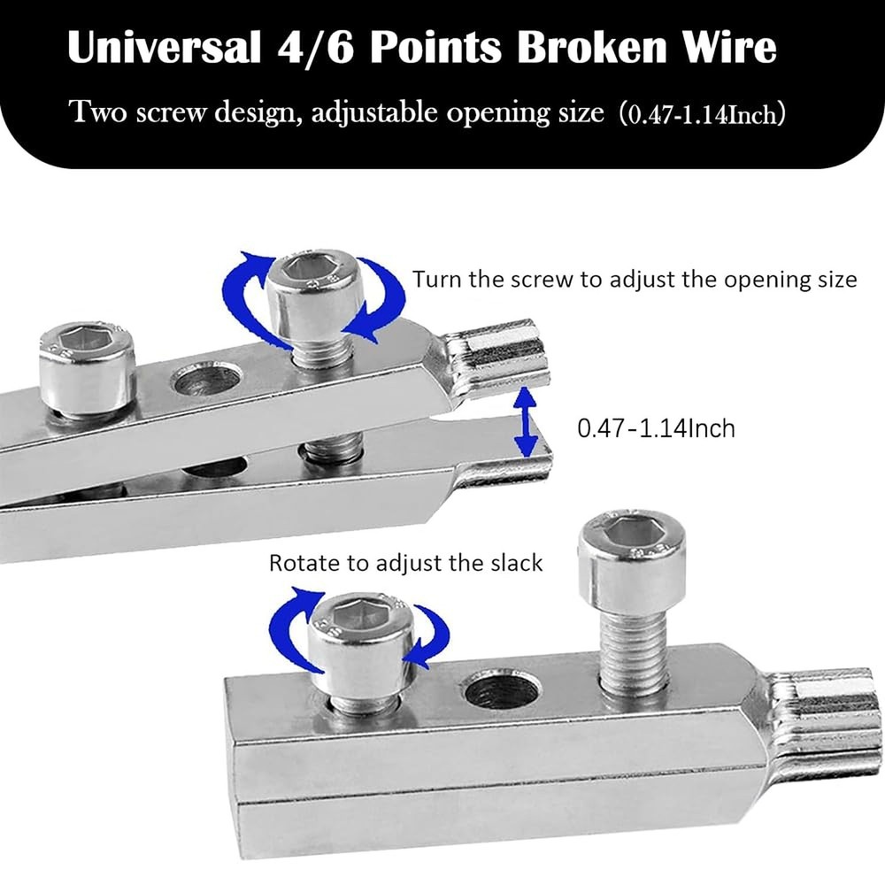 Stripped Screw Extractor, Broken Bolt Extractor with Allen Wrenches for Broke...