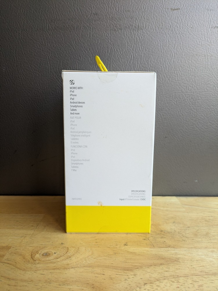 Scosche FM Transmitter with USB Charger for Car Audio System