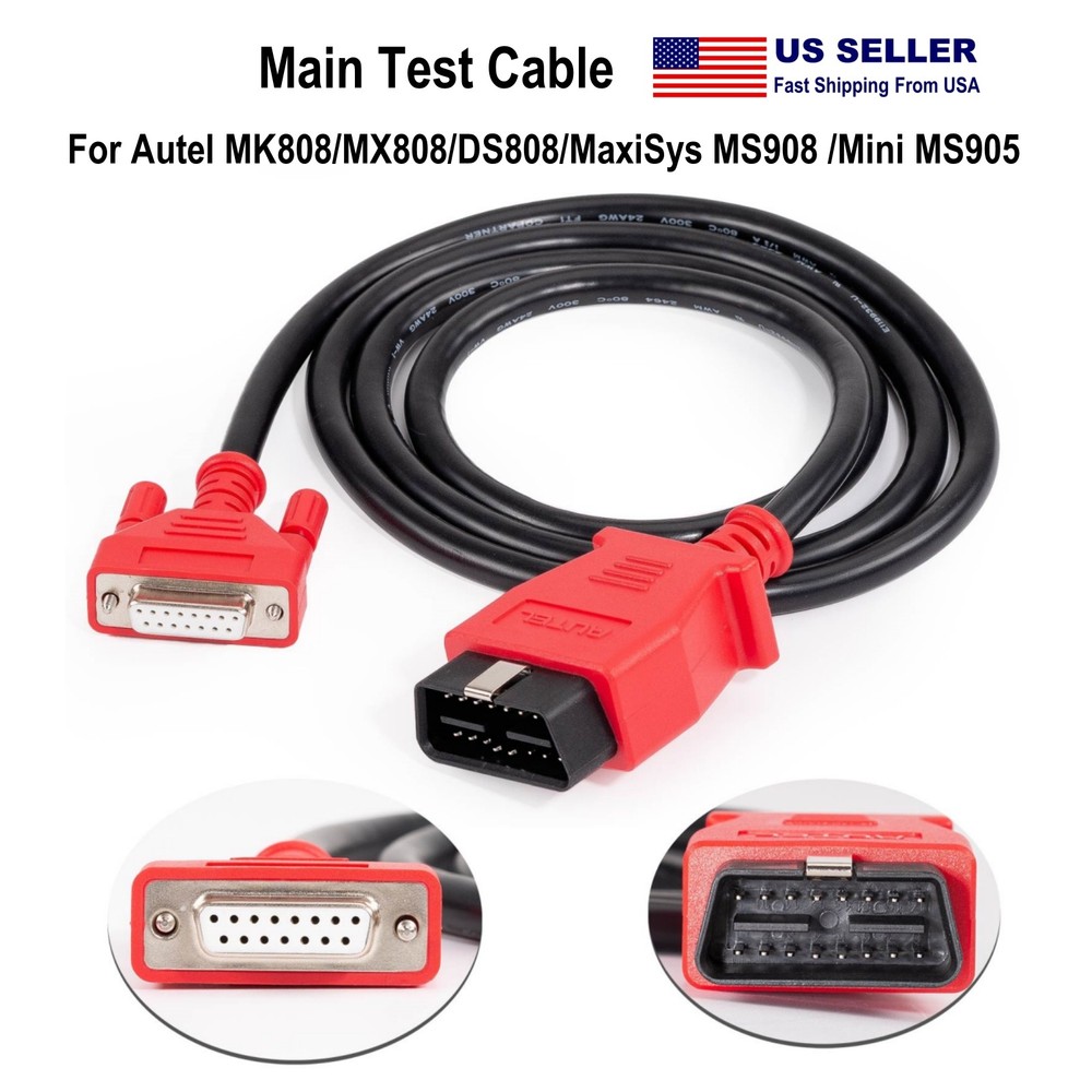 OBD2 Main Test Data Cable For AUTEL MaxiSys MK808/MS908/Mini MS905/DS808 Scanner