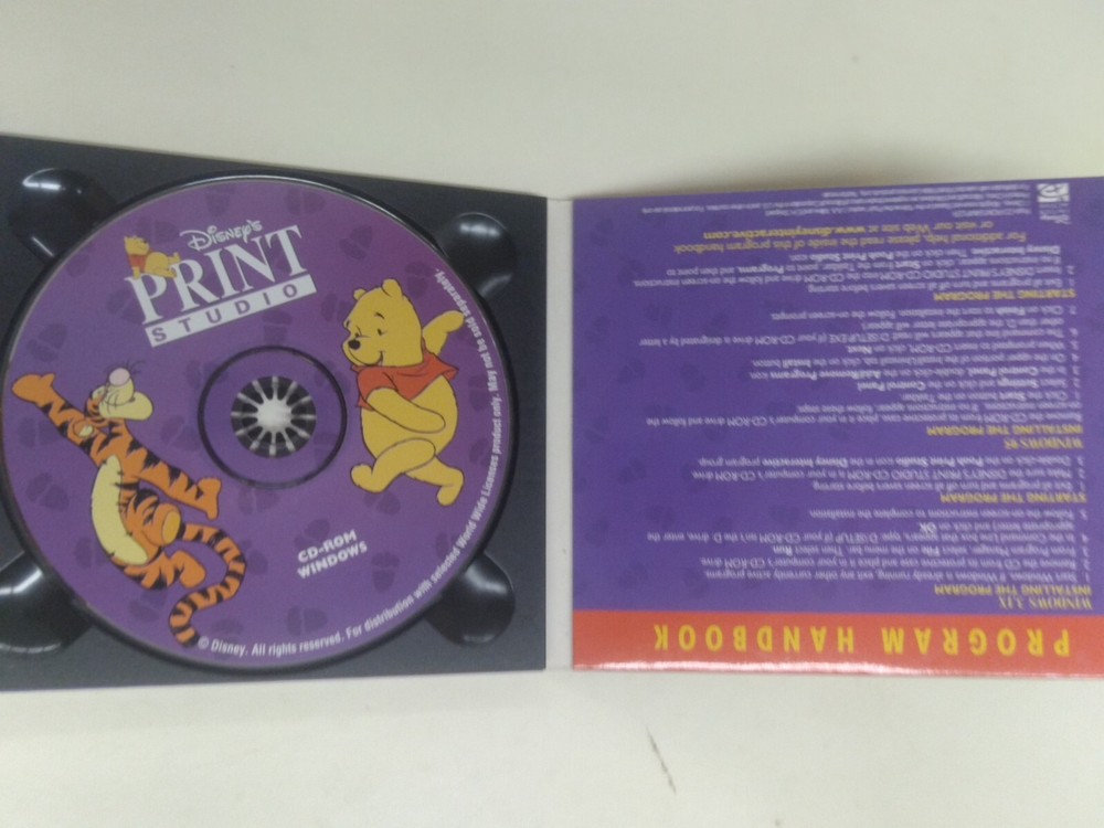 Disney Print Studio CD-ROM