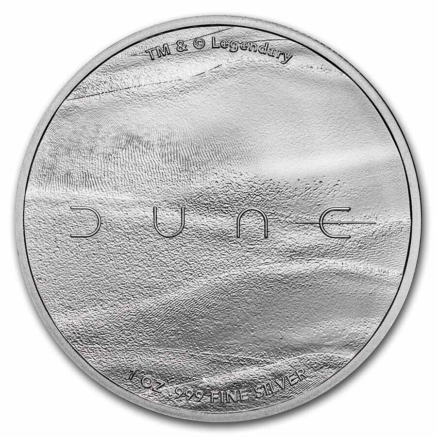 DUNE® Sand Worm 1 oz Silver (Colorized w/TEP)