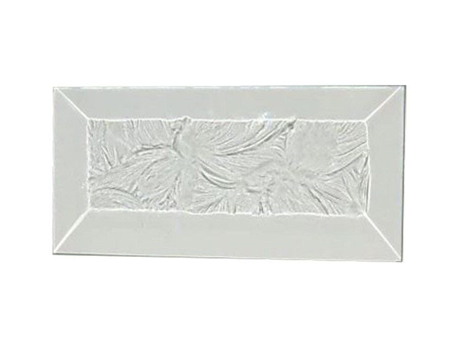 2"x 4" Glue Chip Rectangle Glass Bevel 10Pack