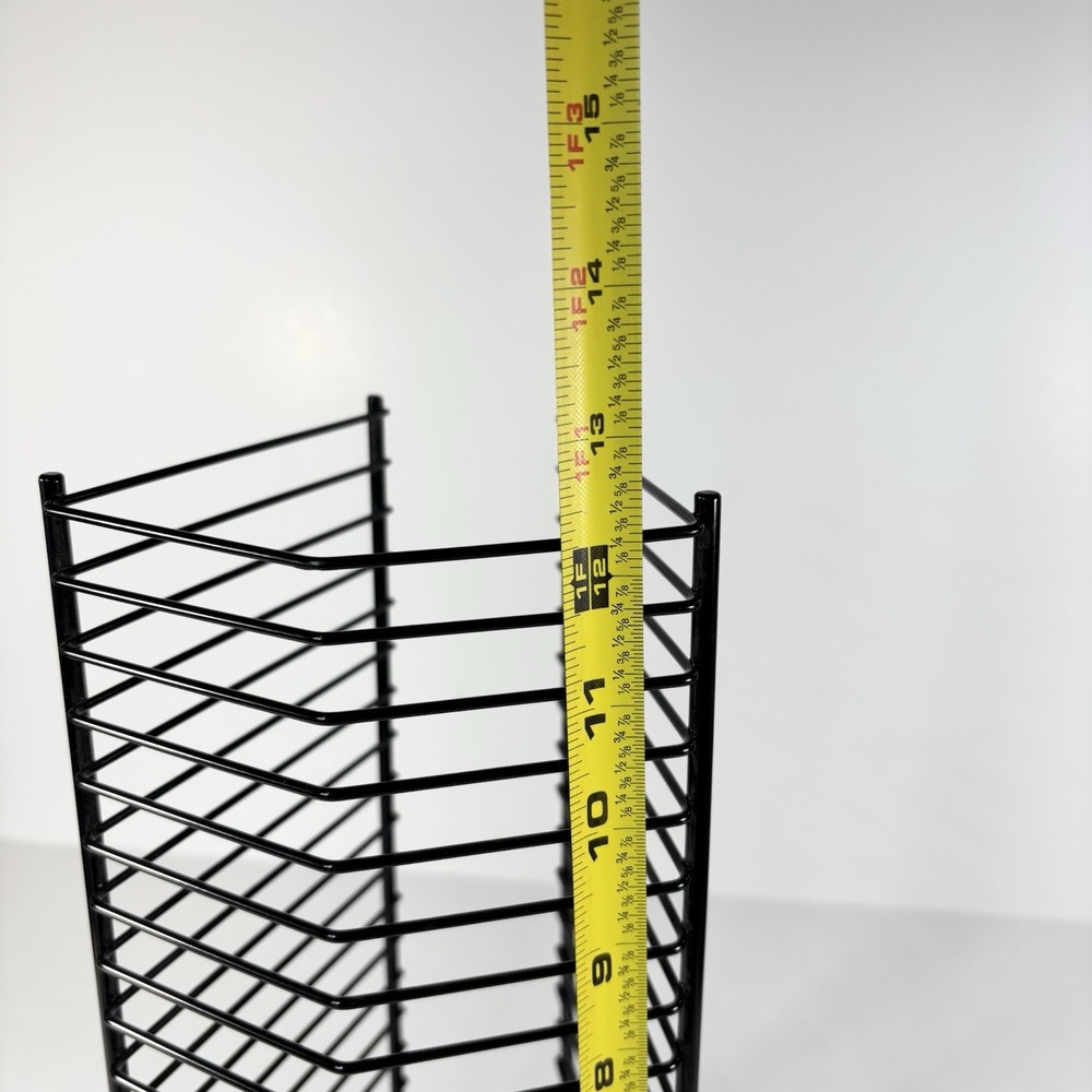 Black Wire CD Rack Holds Up To 20 Cd