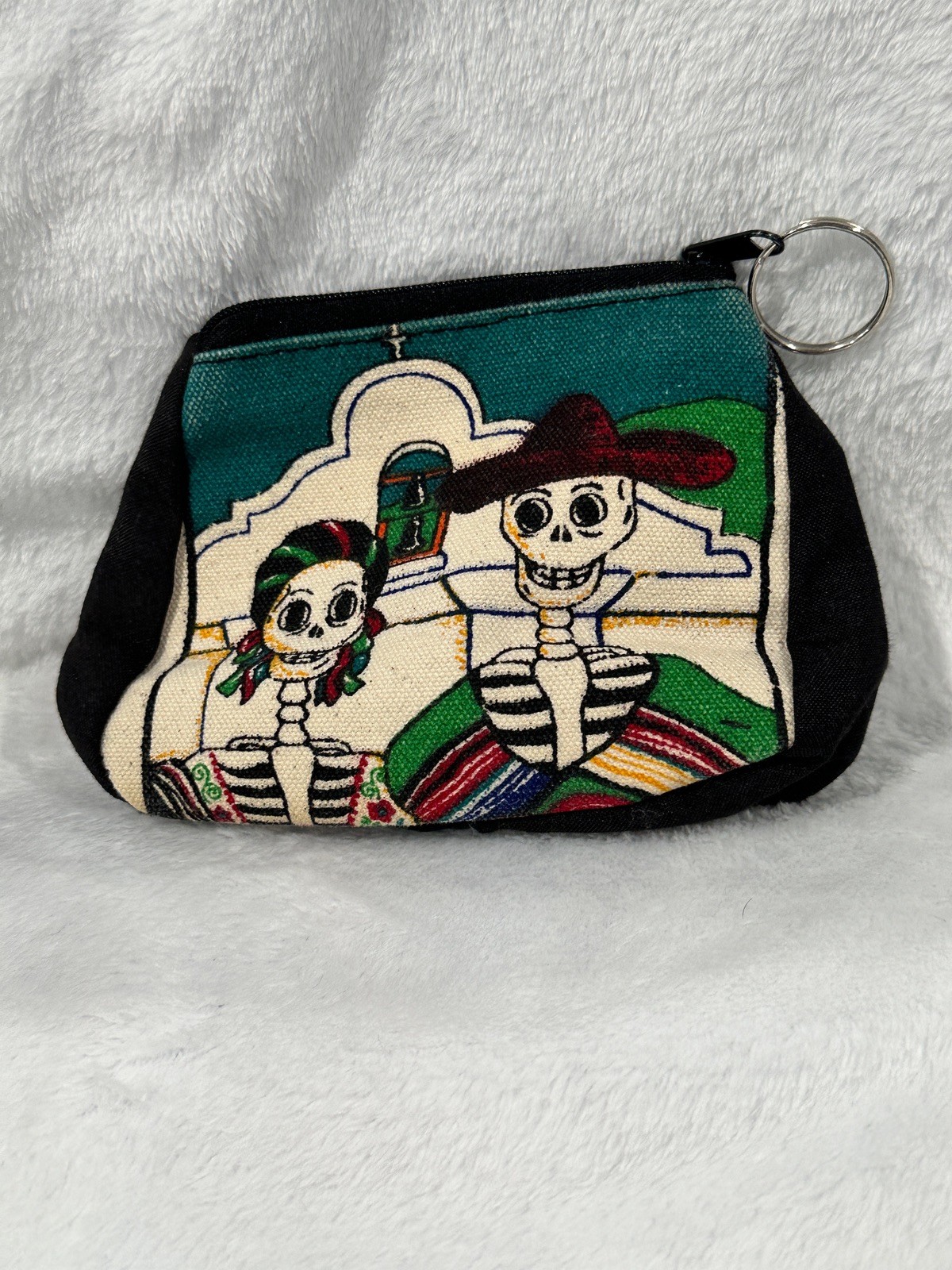 Day Of The Dead Coin Purse Good Used Condition