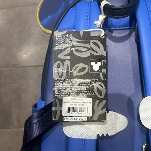 Loungefly Disney Kingdom Hearts Mickey Mini-Backpack, Amazon Exclusive - IN HAND