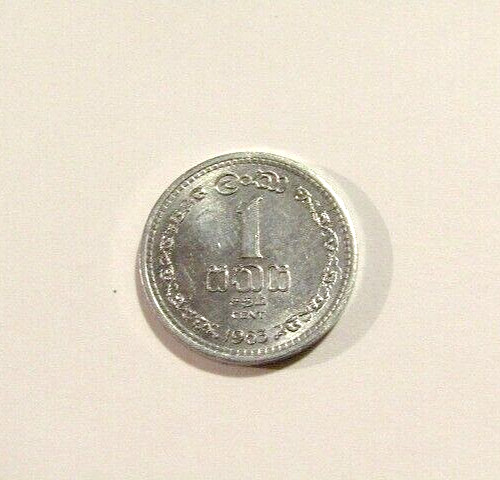 Ceylon 1963 1 Cent unc Coin