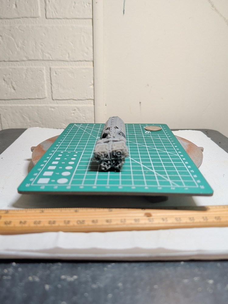 3d Printed 7-in Model Battlestar Galactica Fleet Ship Hercules Class Unpainted