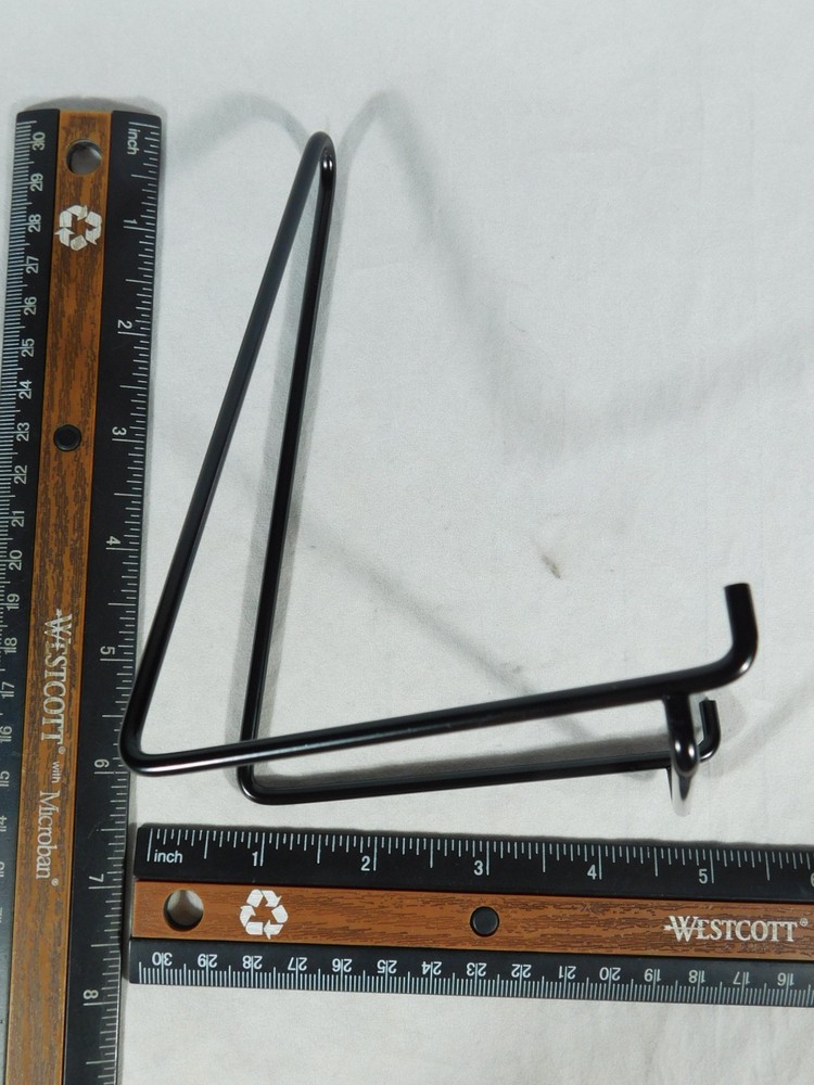Easel Display Stand Large Sized Black Metal