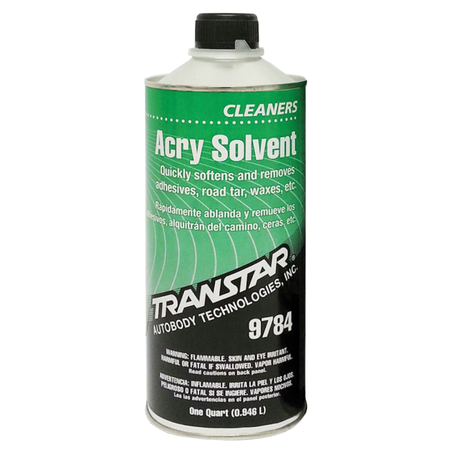 Transtar 9784 Acry Acrylic Solvent Adhesive Cleaner (Quart)