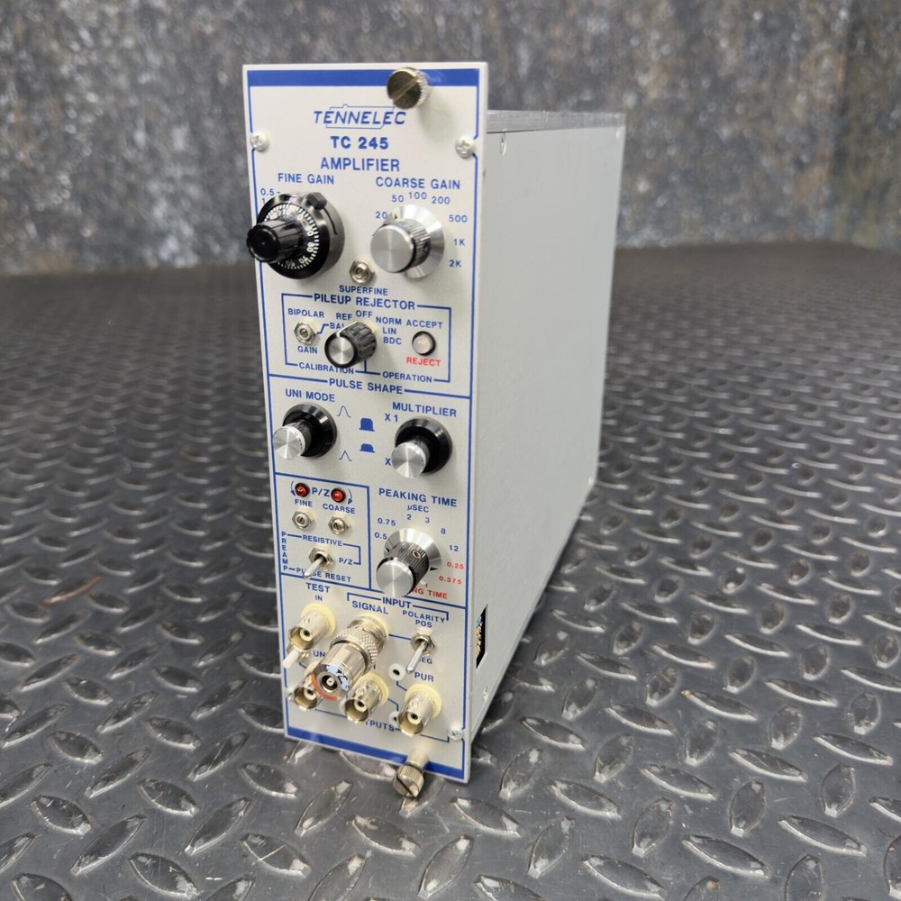 NIM BIN Module - Tennelec TC 245 Spectroscopy Amplifier