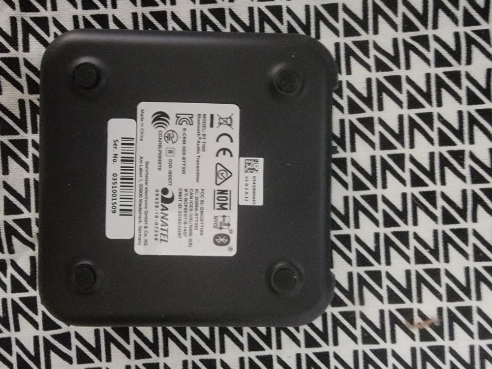 Sennheiser BT T100 Bluetooth Audio Transmitter Small