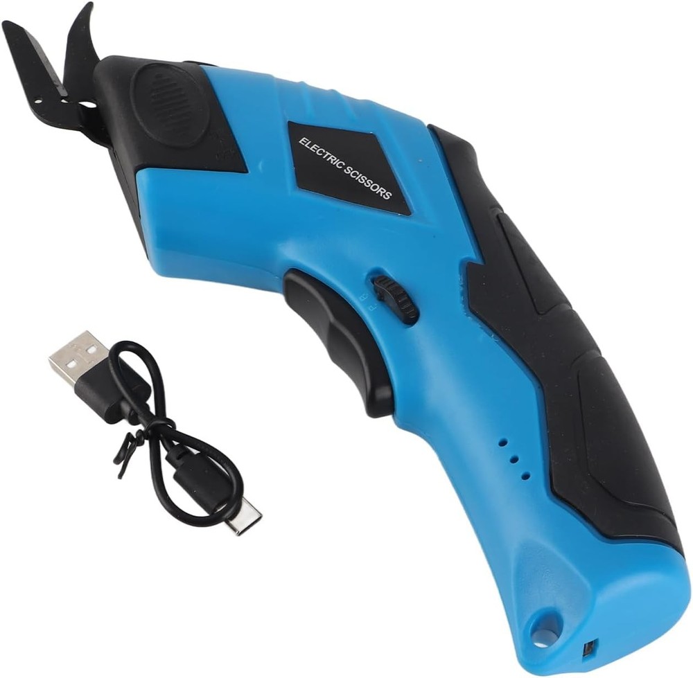 Electric Scissors for Fabric, Handheld Rechargeable Electric Shears Cutting Tool