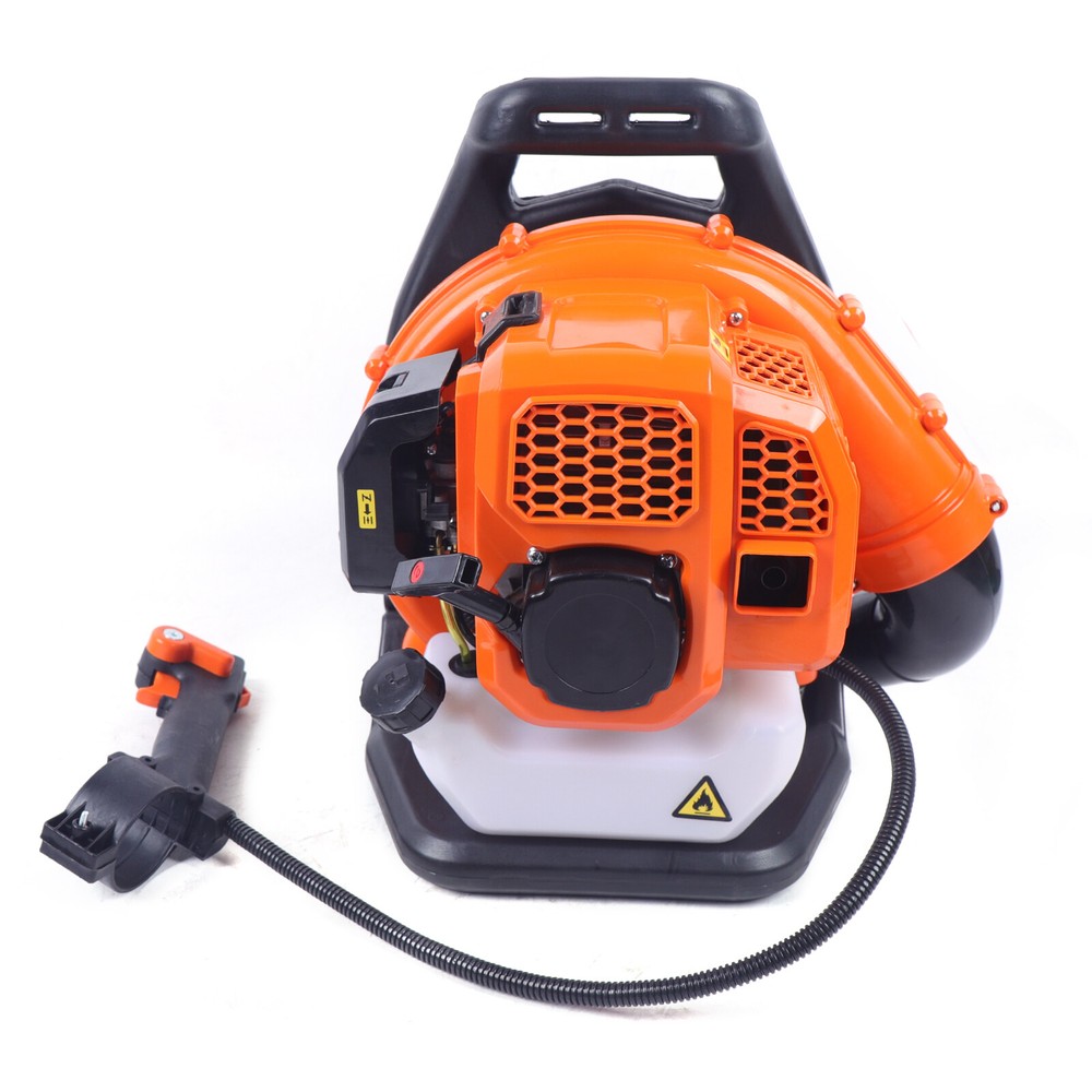 Backpack Leaf Blower 2-Stroke Backpack Lawn Grass Blower Adjustable Air Volume
