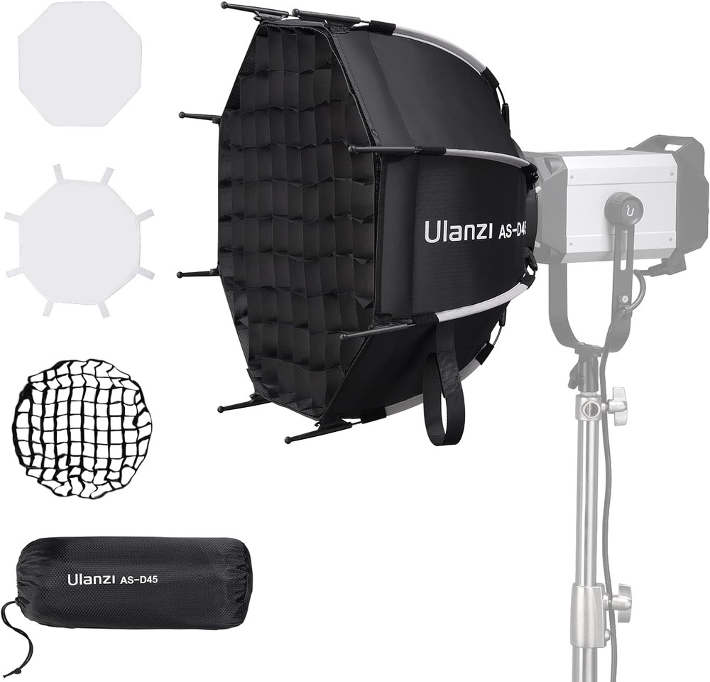 18''/45Cm Parabolic Softbox Quick Release - Compatible with GODOX M200D/M300D, A