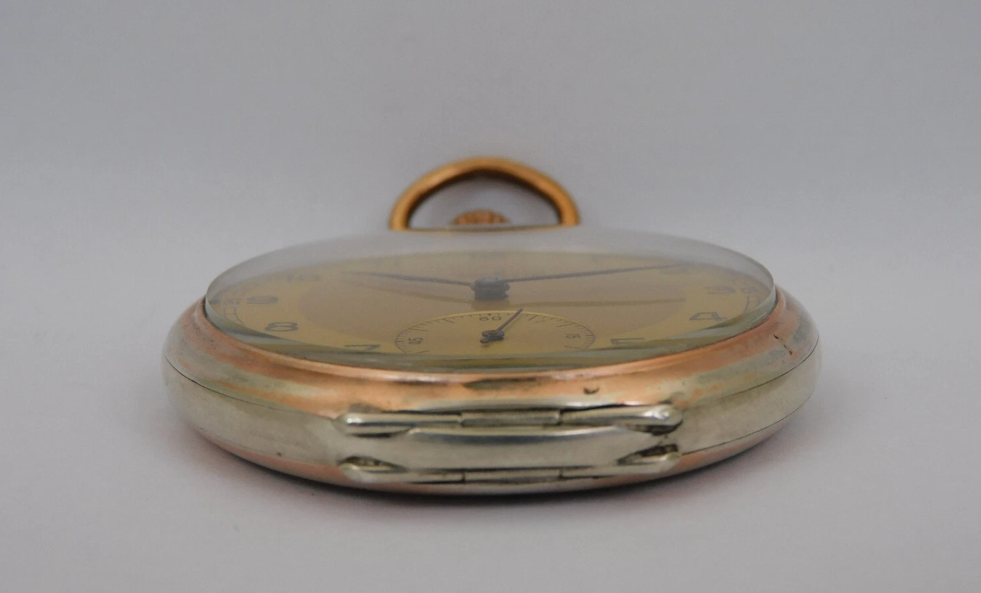 Working pocket watch silver PERFECTA silver pocket watch working C111