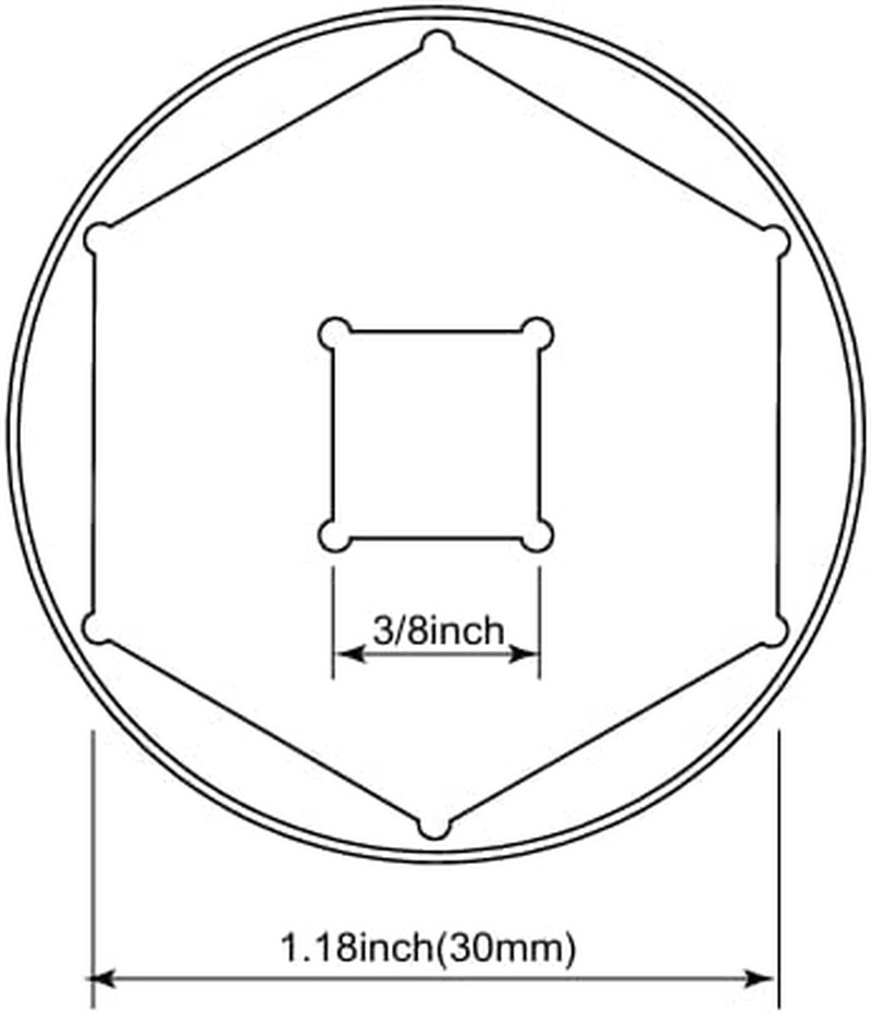 30mm Bike Fork Topcap Socket Tool Compatible for Fox Fork Series