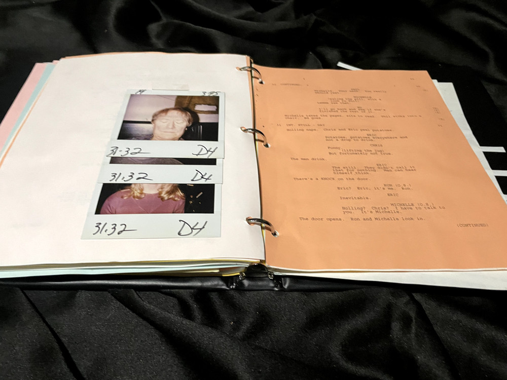 Northern Exposure Script with Cast Polaroids - Buss Stop