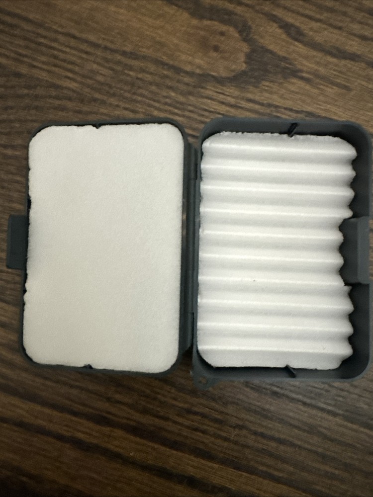 2 Small Fly Boxes Lightweight- New! Perfect Small Size - 2 Separate Fly Boxes