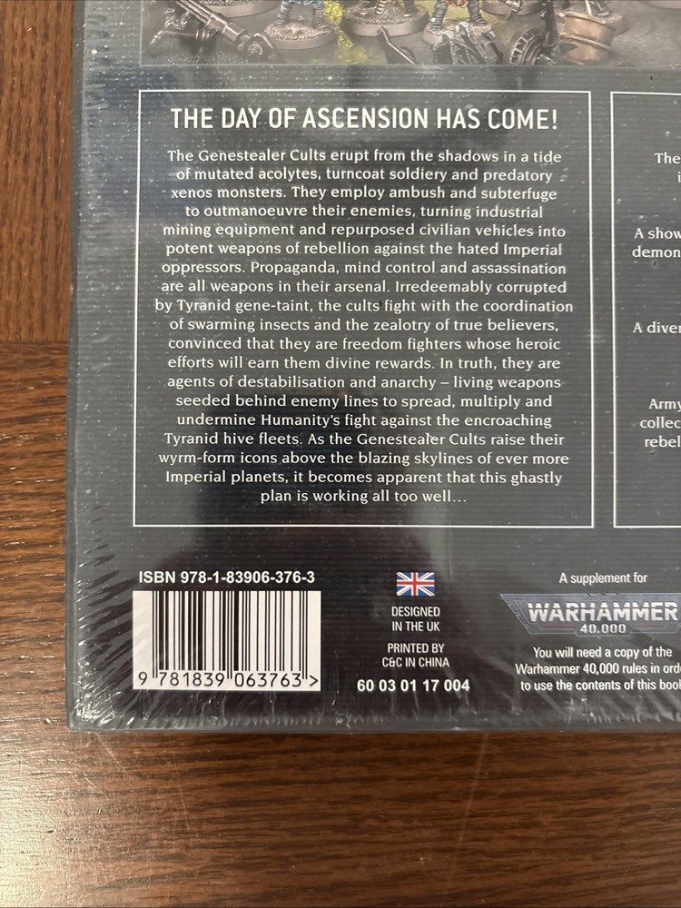 Warhammer 40K Codex: Genestealer Cults