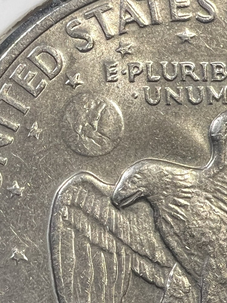 1972 P Type 2 Eisenhower Ike Dollar Raw Uncirculated