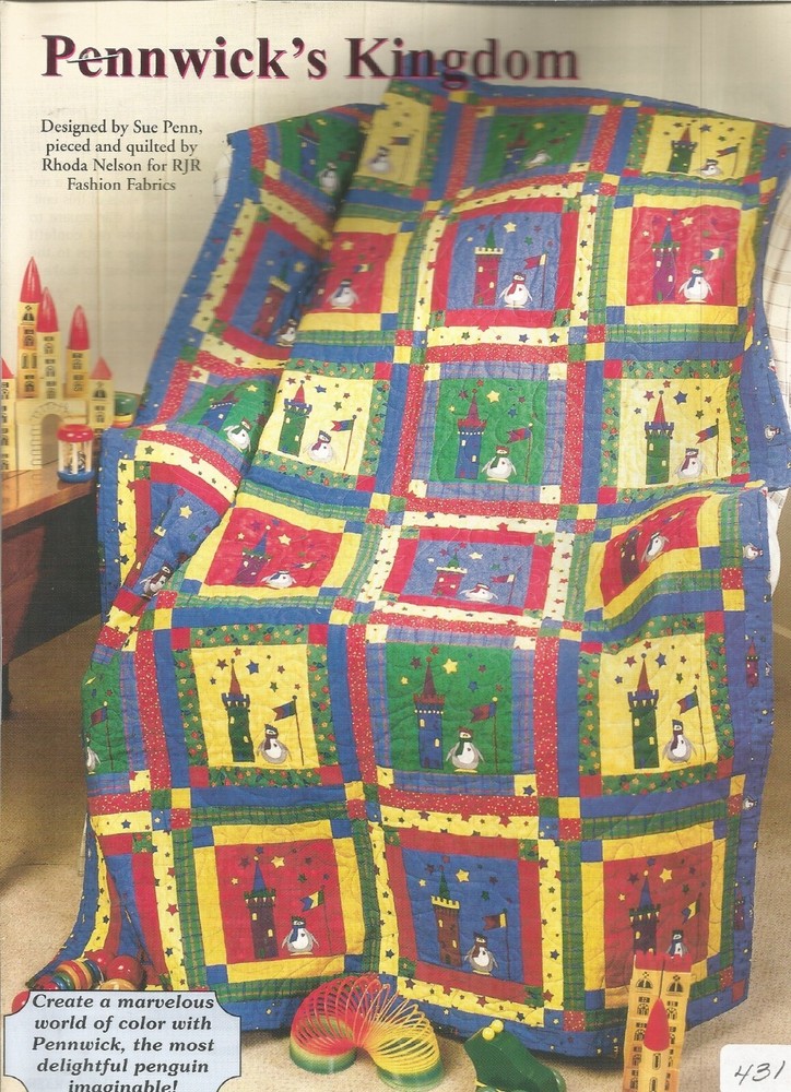 A0484  PENNWICKS KINGDOM  QUILT PATTERN/INSTRUCTIONS