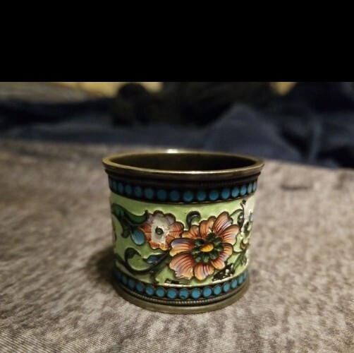 Antique Russian Silver Napkin Ring